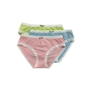 NEW ESME girls' tween/junior 3-pack pastel panty in pastel